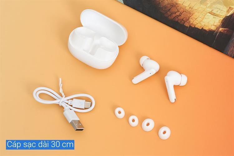 Tai nghe Bluetooth True Wireless AVA+ FreeGo PT52 Màu Trắng