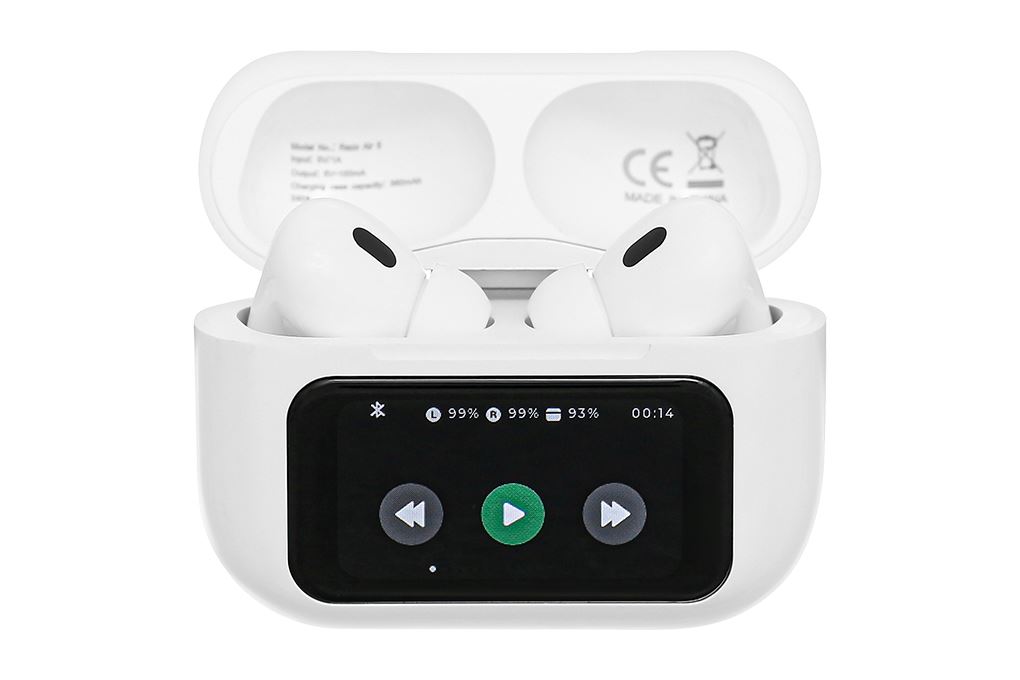 Tai nghe Bluetooth True Wireless Rezo Air 5 Deluxe ANC Màu Trắng