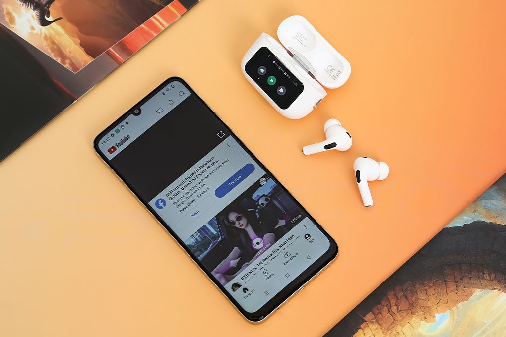 Tai nghe Bluetooth True Wireless Rezo Air 5 Deluxe ANC Màu Trắng