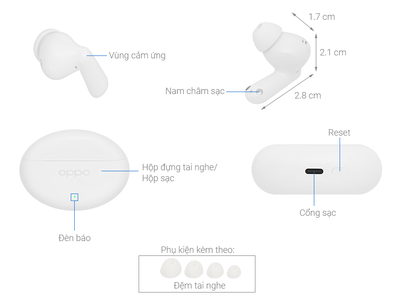 Tai nghe Bluetooth True Wireless OPPO ENCO Air 4 ETEE1