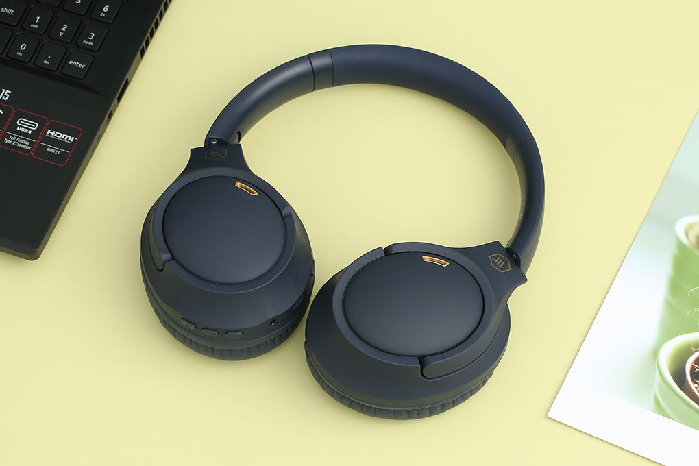 Tai nghe Bluetooth Chụp Tai Alpha Works Flex 680 Màu Xanh Dương