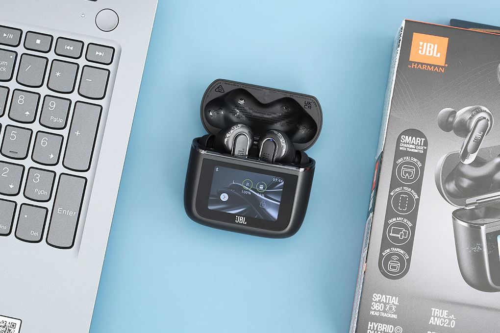 Tai nghe Bluetooth True Wireless JBL Tour Pro 3 Màu Đen