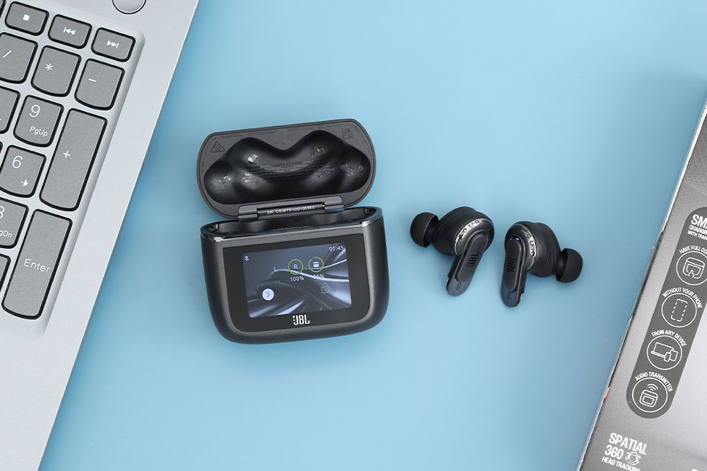 Tai nghe Bluetooth True Wireless JBL Tour Pro 3 Màu Đen