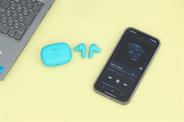 Tai nghe Bluetooth True Wireless JBL Wave Beam 2 Màu Xanh Dương