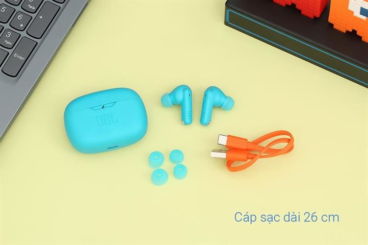 Tai nghe Bluetooth True Wireless JBL Wave Beam 2 Màu Xanh Dương