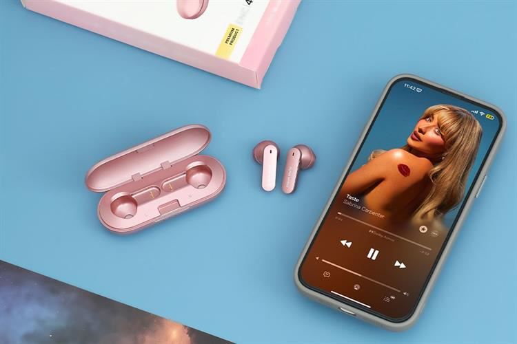 Tai nghe TWS Alpha Works AW-Curve 200 Màu Hồng