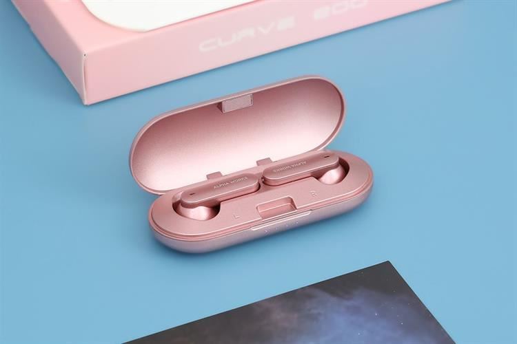 Tai nghe TWS Alpha Works AW-Curve 200 Màu Hồng