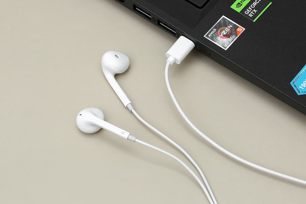 Tai nghe Có dây Type C AVA+ LiveBass E4 Màu Trắng
