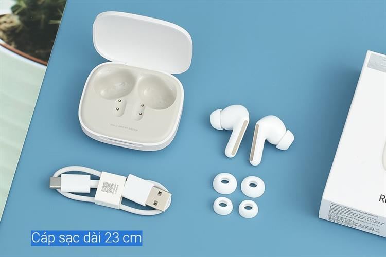 Tai nghe Bluetooth True Wireless Xiaomi Redmi Buds 6 Màu Trắng