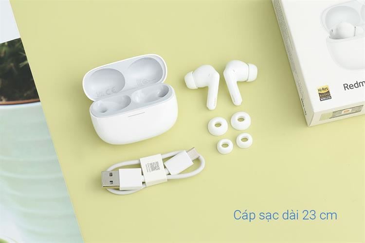 Tai nghe Bluetooth True Wireless Xiaomi Redmi Buds 6 Pro Màu Trắng