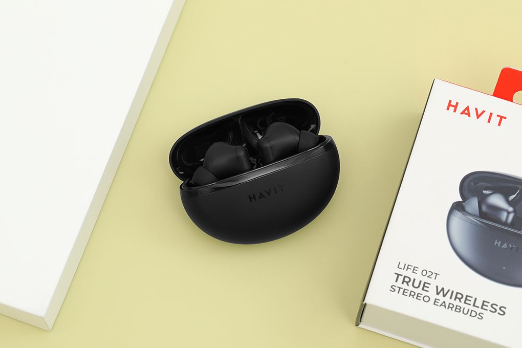 Tai nghe Bluetooth True Wireless Havit TW986 Màu Đen