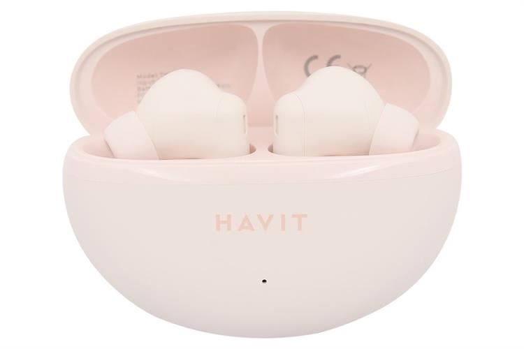 Tai nghe Bluetooth True Wireless Havit TW986 Màu Hồng