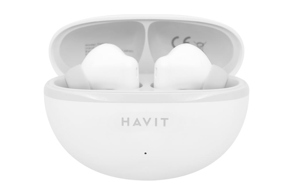 Tai nghe Bluetooth True Wireless Havit TW986 Màu Trắng