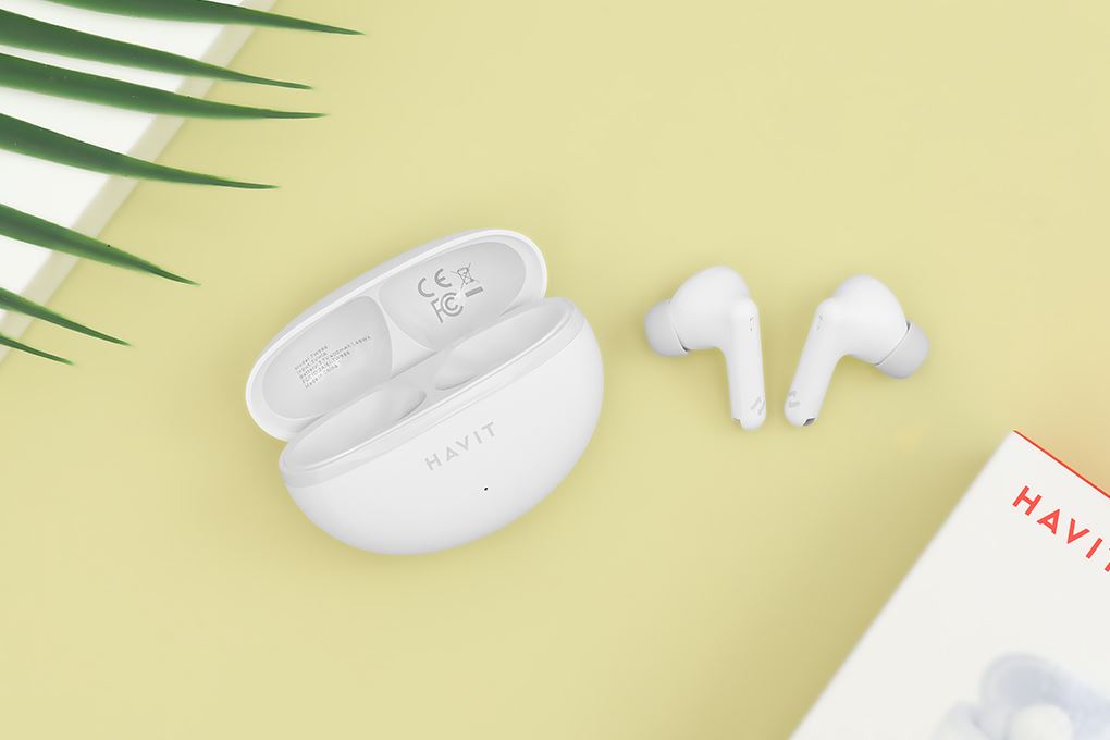 Tai nghe Bluetooth True Wireless Havit TW986 Màu Trắng