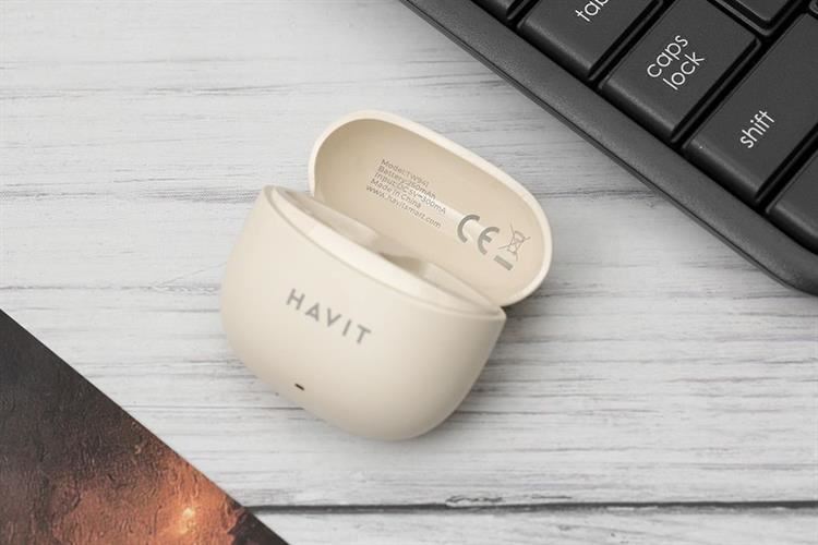 Tai nghe Bluetooth True Wireless Havit TW941 Màu Màu be