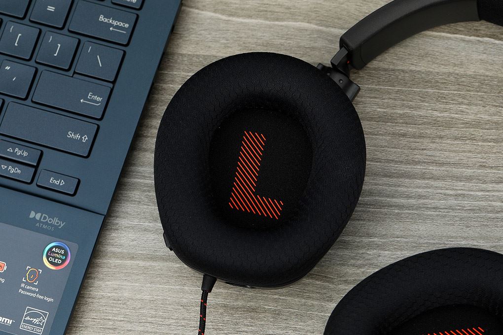 Tai nghe Chụp Tai Gaming JBL Quantum QTum100M2 Màu Đen