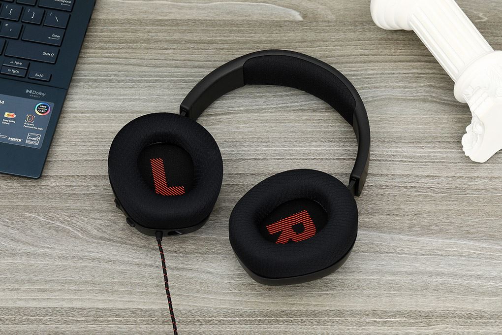 Tai nghe Chụp Tai Gaming JBL Quantum QTum100M2 Màu Đen