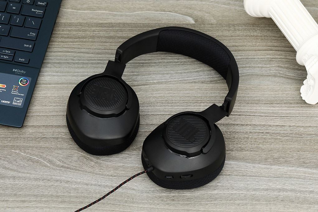 Tai nghe Chụp Tai Gaming JBL Quantum QTum100M2 Màu Đen