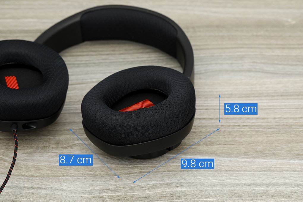 Tai nghe Chụp Tai Gaming JBL Quantum QTum100M2 Màu Đen