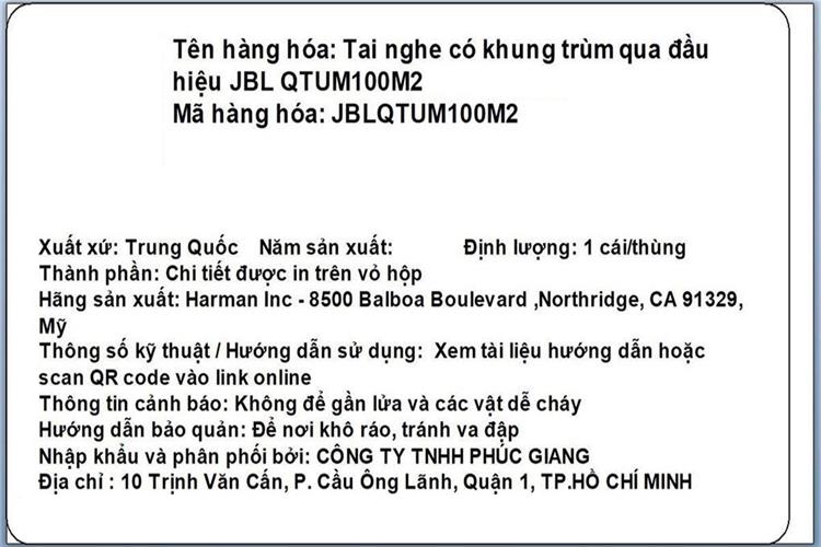Tai nghe Chụp Tai Gaming JBL Quantum QTum100M2 Màu Trắng