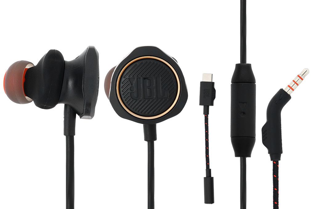 Tai nghe Có Dây Gaming JBL Quantum Qtum50C Màu Đen