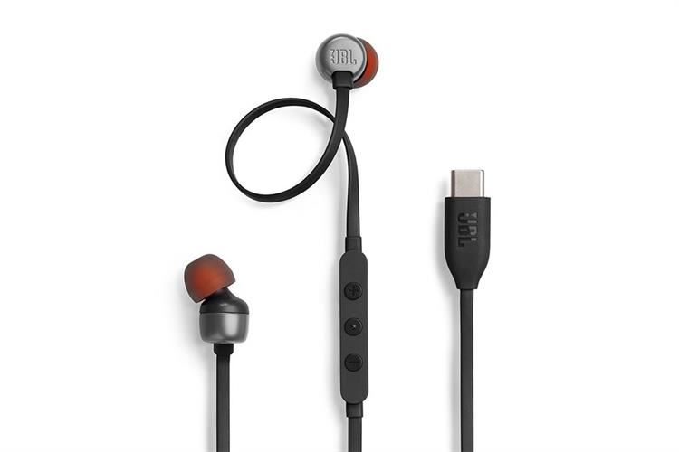Tai nghe Có Dây Type C JBL T310C Màu Đen