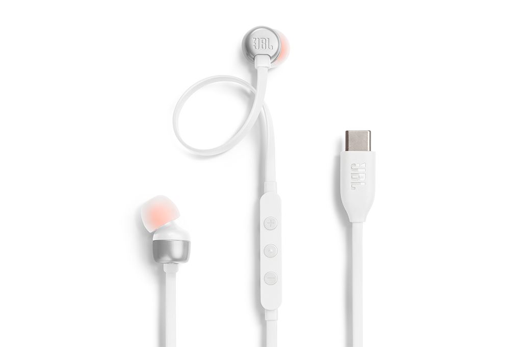 Tai nghe Có Dây Type C JBL T310C Màu Trắng