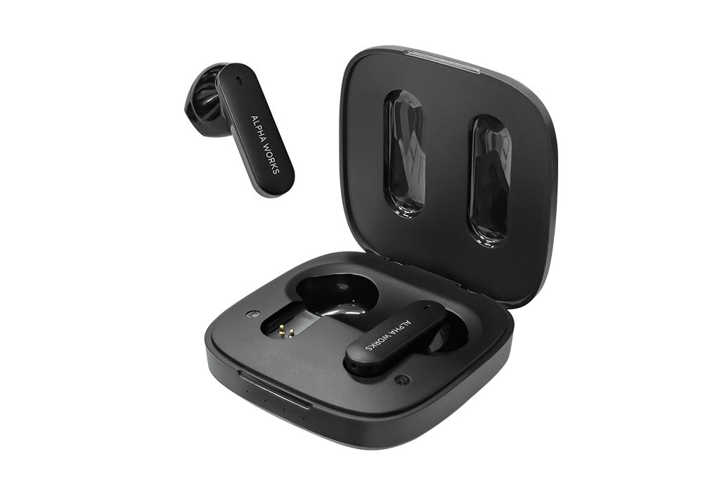 Tai nghe Bluetooth True Wireless Alpha Works AW Curve 100 Màu Đen
