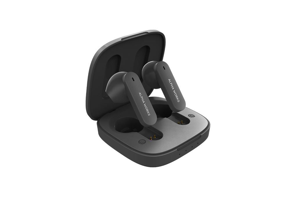 Tai nghe Bluetooth True Wireless Alpha Works AW Curve 100 Màu Đen