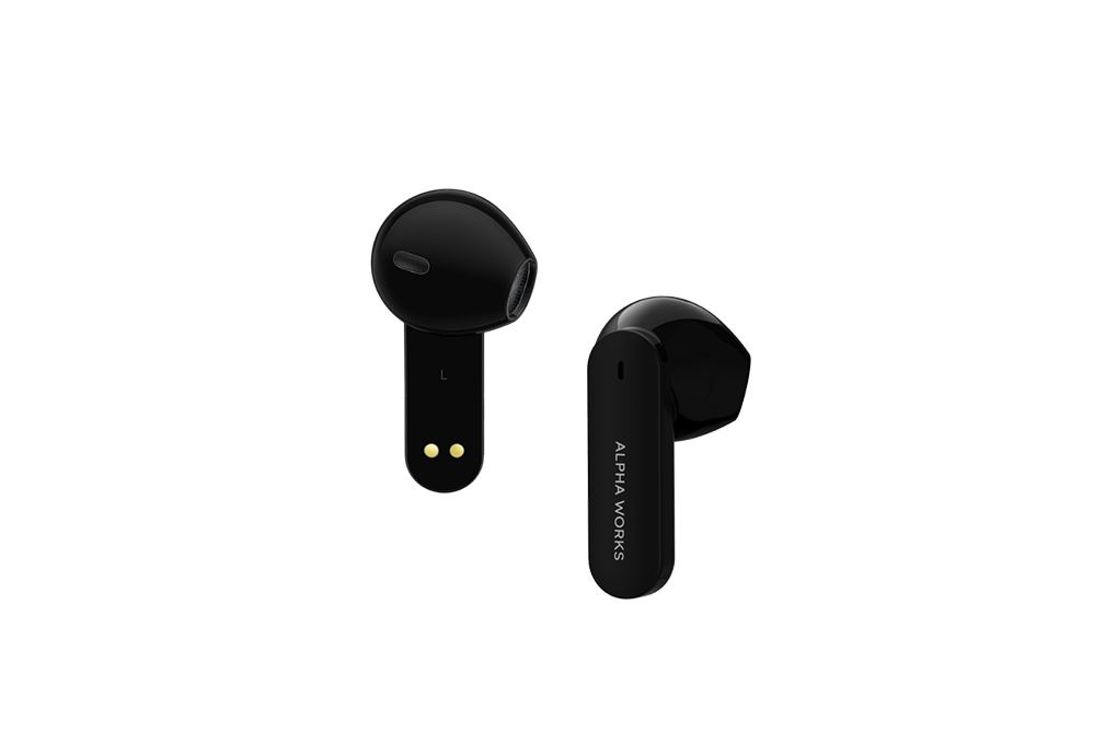 Tai nghe Bluetooth True Wireless Alpha Works AW Curve 100 Màu Đen