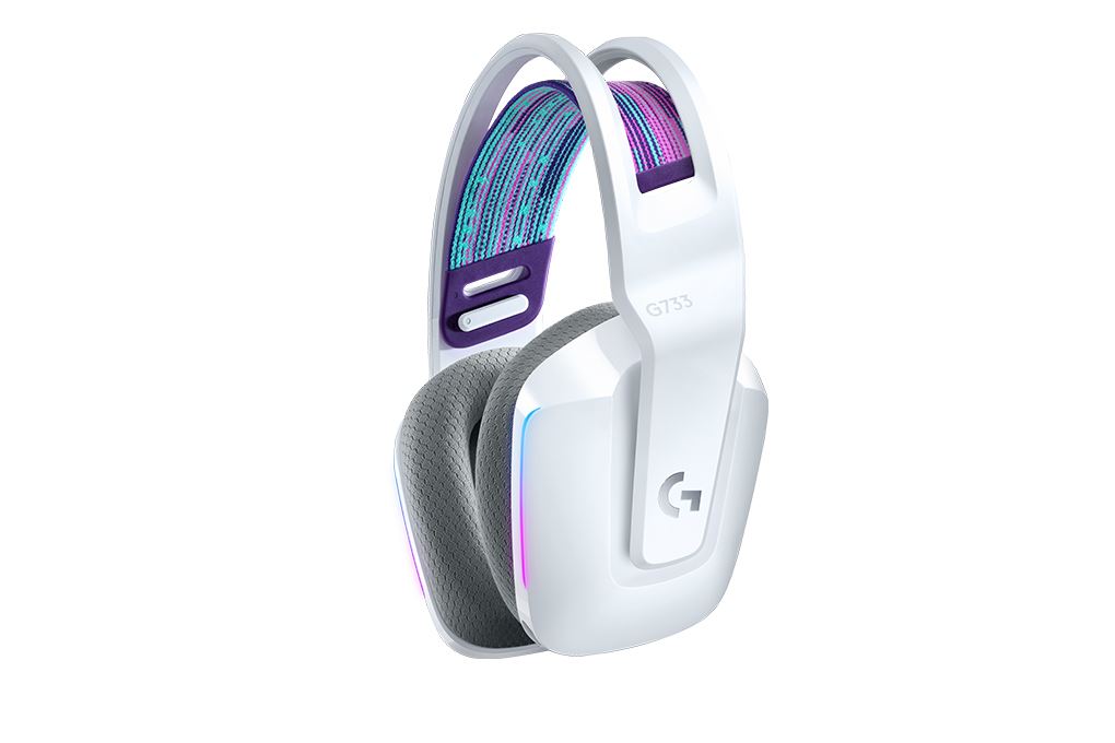Tai nghe Chụp Tai Gaming Logitech G733 Màu Trắng