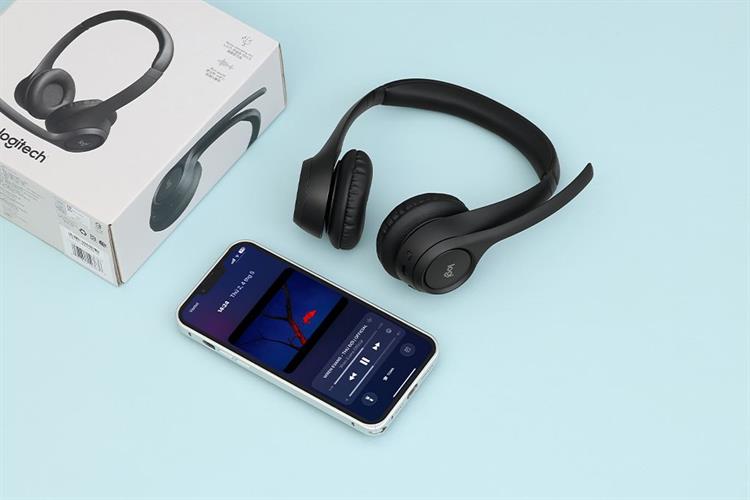 Tai nghe Bluetooth Chụp Tai Logitech Zone 300 Màu Đen