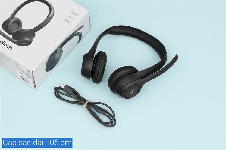 Tai nghe Bluetooth Chụp Tai Logitech Zone 300 Màu Đen