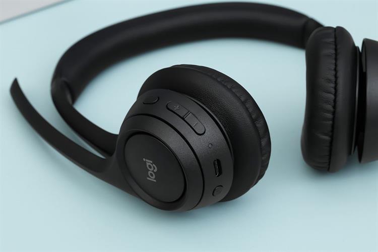 Tai nghe Bluetooth Chụp Tai Logitech Zone 300 Màu Đen