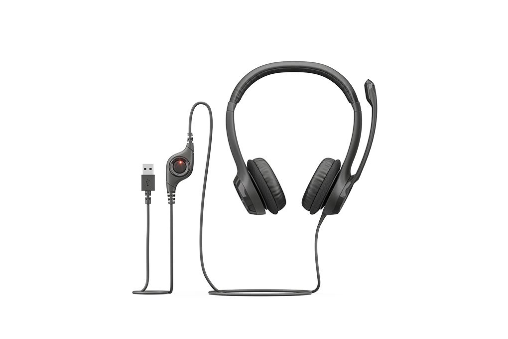 Tai nghe Chụp Tai Logitech H390 Màu Đen