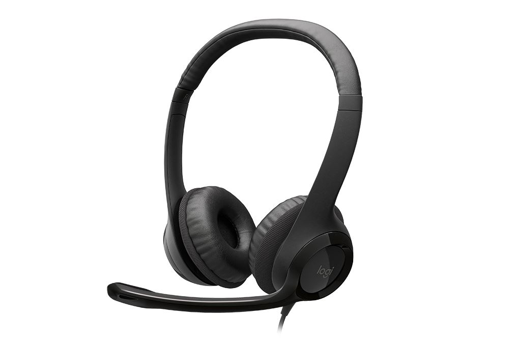 Tai nghe Chụp Tai Logitech H390 Màu Đen