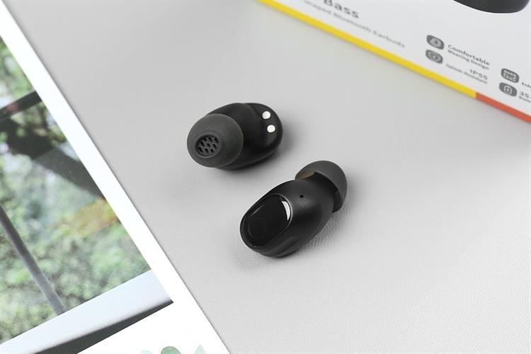 Tai nghe Bluetooth True Wireless Baseus Bass BD1 Màu Đen