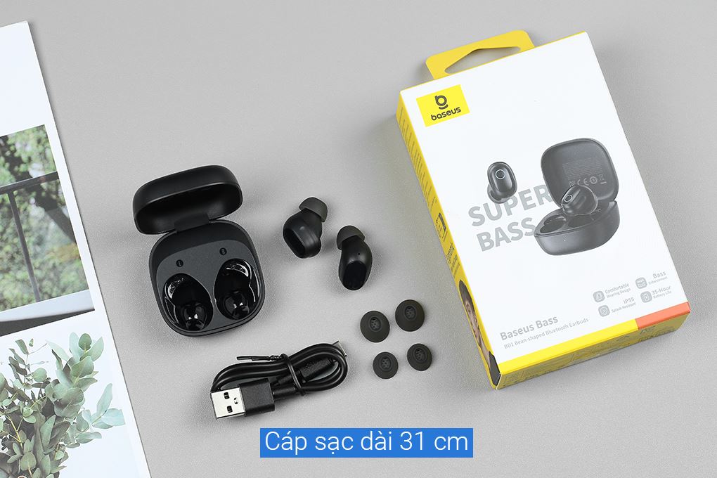 Tai nghe Bluetooth True Wireless Baseus Bass BD1 - 13
