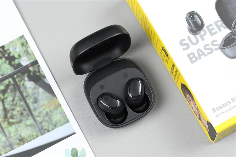 Tai nghe Bluetooth True Wireless Baseus Bass BD1 Màu Đen