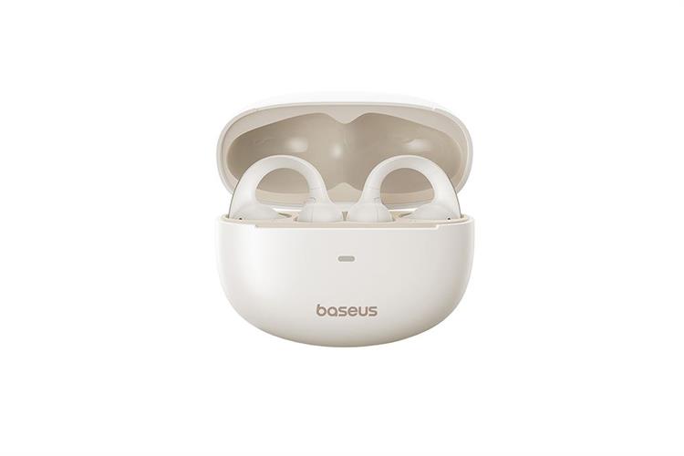 Tai nghe Bluetooth Open-Ear OWS Baseus Bowie MC1 Màu Trắng
