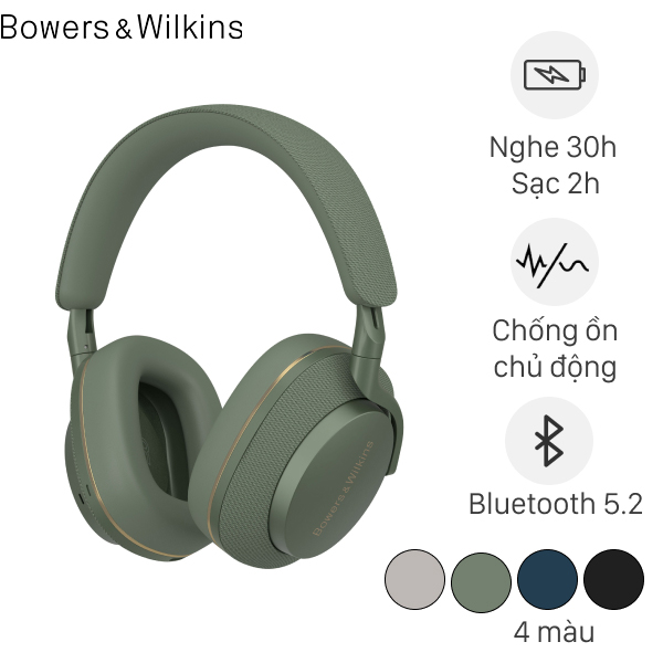 Tai nghe Bluetooth Chụp tai Bowers 