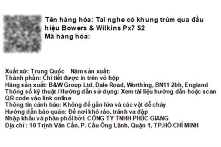 Tai nghe Bluetooth True Wireless Bowers & Wilkins Pi7 S2 Màu Trắng