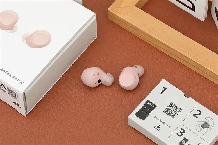 Tai nghe Bluetooth True Wireless Sony WF-C710N Màu Hồng
