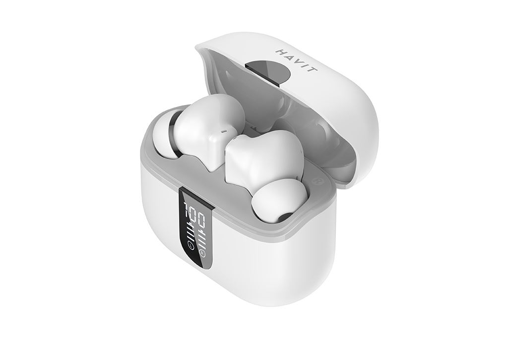 Tai nghe Bluetooth True Wireless Havit TW943 Pro Màu Trắng