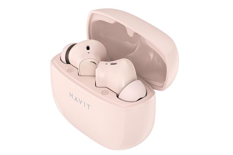 Tai nghe Bluetooth True Wireless Havit TW996 Pro Màu Hồng