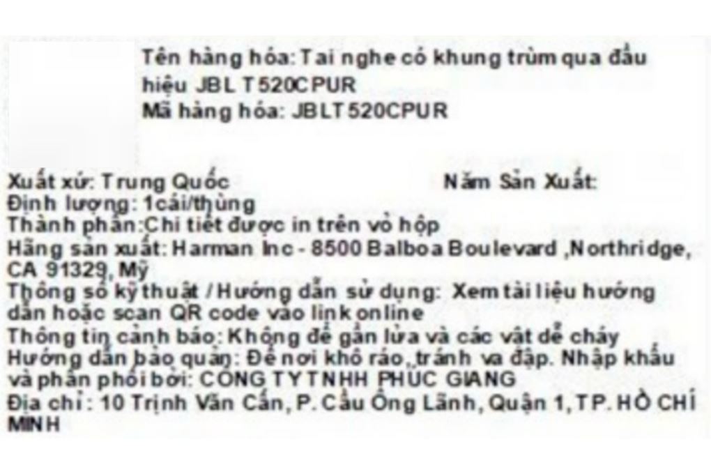 Tai nghe Chụp tai JBL Tune T520C - 4