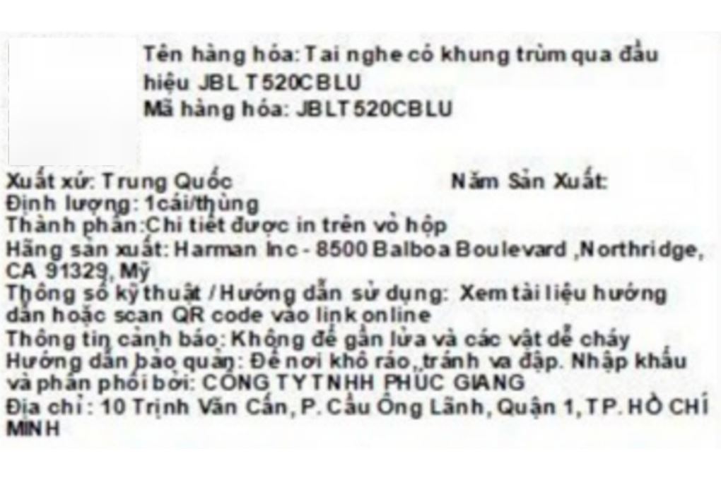 Tai nghe Chụp tai JBL Tune T520C - 4