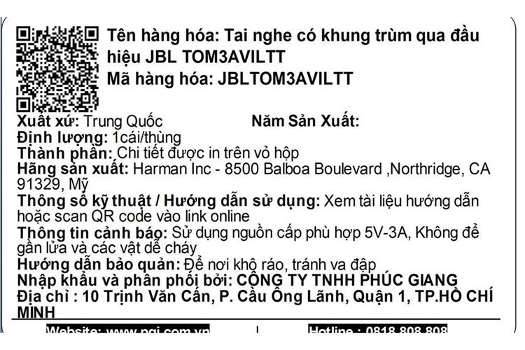 Tai nghe Bluetooth chụp tai JBL Tour One M3 Màu Kem