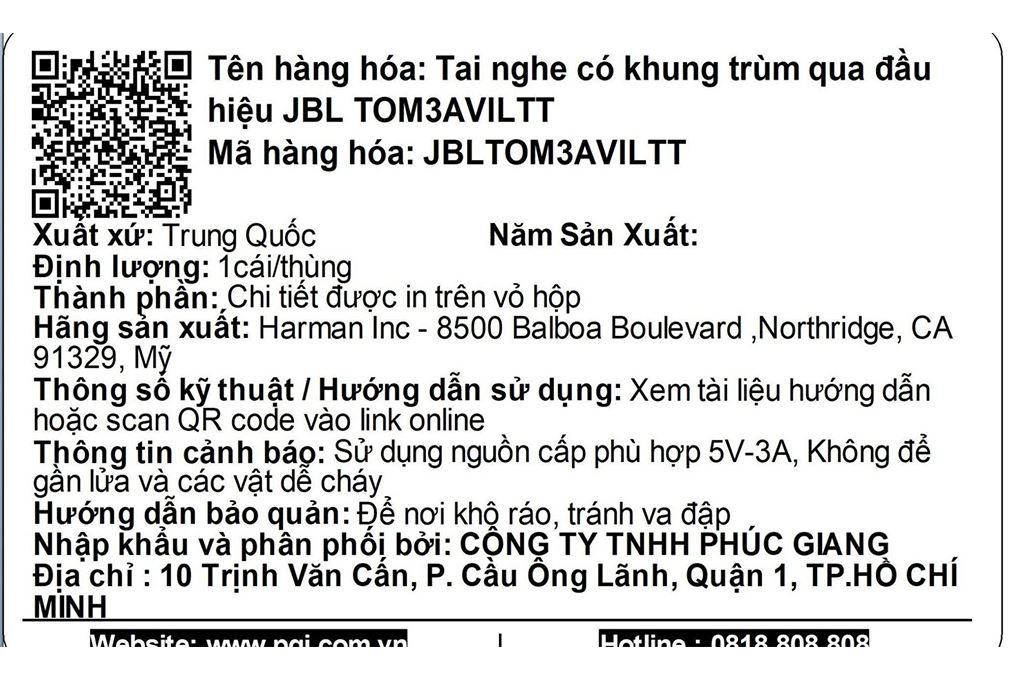 Tai nghe Bluetooth chụp tai JBL Tour One M3 Màu Kem