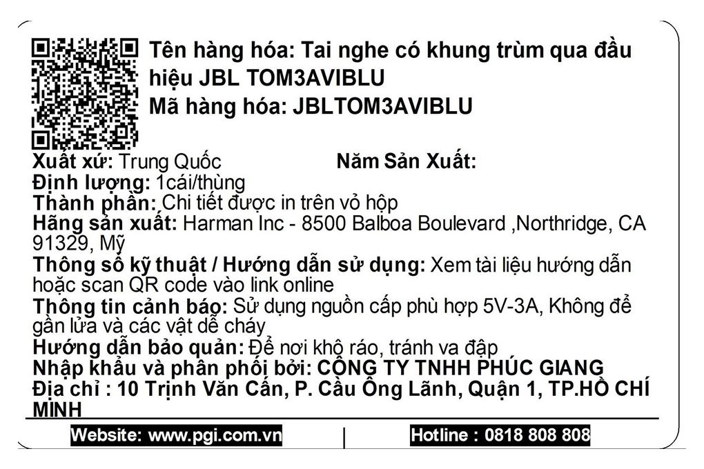 Tai nghe Bluetooth chụp tai JBL Tour One M3 Màu Xanh Dương